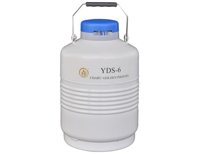 液氮罐(容积6L, 口径50mm, 6个120mm提桶)
